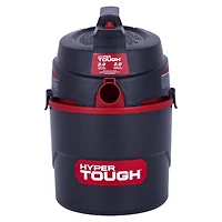 Hyper Tough 7,6 Litres Polyéthylène Aspirateur Eau Et Poussière Hyper Tough 7.6L (2 Gal.) Aspirateur eau et poussières de 2,0 CV avec accessoires