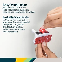 Loquets Adhesifs pour armoires et tiroirs de Safety 1st - pqt de 4 Protection bébé