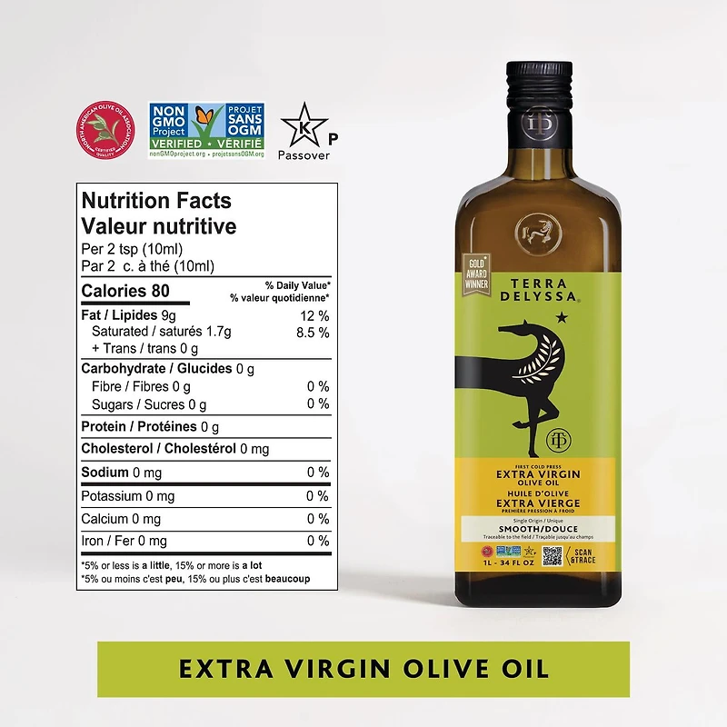 Huile d'Olive Extra Vierge Terra Delyssa Premium