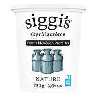 Siggi's Yogourt Skyr Crémeux Nature 3,6 % 750g