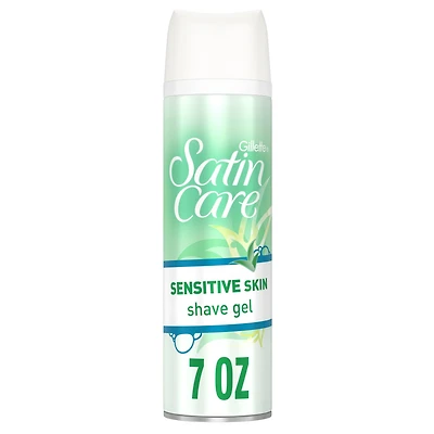 Gillette Venus Satin Care Sensitive Skin Shave Gel, Shaving Cream for women, with aloe
