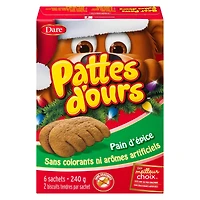 Pain d'épice Pattes d’ours Biscuits 240g