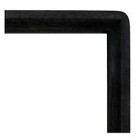 Hometrends Cadre photo en bois à bords arrondis noir , 7x7po. Cadre décoratif pour table et mur
