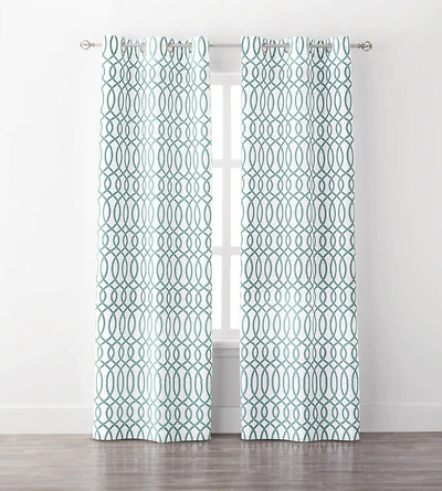 Rideaux Mainstays pour fenêtre à motif de treillis