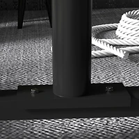 Soozier Support de plaques olympiques avec 4 roues, pour plaques et barres de 2"