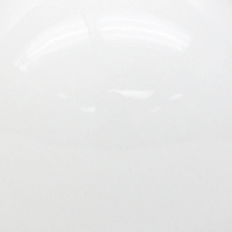 Bougie en forme de boule blanche haute brillance, non parfumée 4"Dia x 4”H