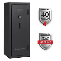 53" Tall Ammo Safe, Large Capacity Gun Ammo Storage Safe With Electronic Lock & Fire Protection (9.56 Cu. Ft.) - SA5520LZ-AMG-CA