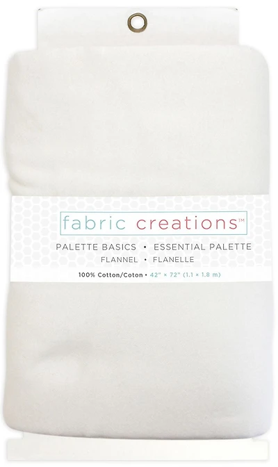 Fabric Creations 100% Cotton Flannel Pre-cut Fabric, 2 yds x 42" (1.8 x 1.1 m)