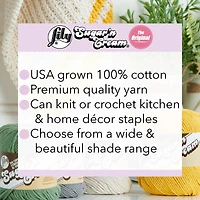 Lily Sugar'n Cream® le Fil Original, Coton #4 Moyen, 2,5oz/71g