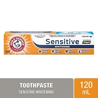 Arm & Hammer Sensitive Whitening Toothpaste, 120mL, 120mL
