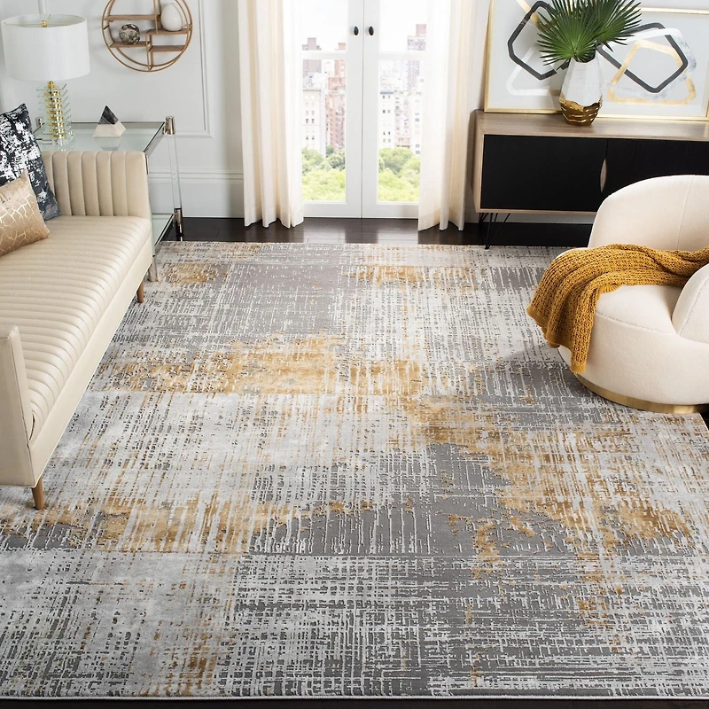 SAFAVIEH Craft Emmet Faded Abstract Area Rug