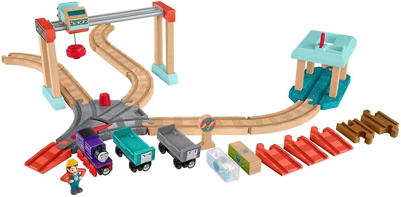 Thomas et ses Amis Bois Coffret Levage et Chargement de Cargaison