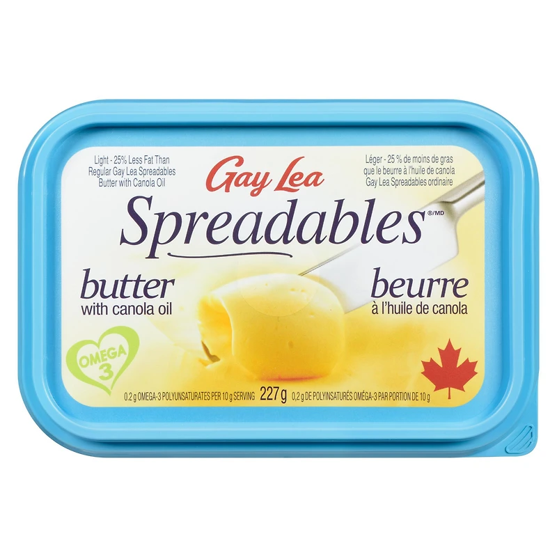 Gay Lea Foods Light Spreadables Butter, 227 g