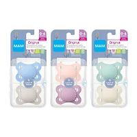 MAM Original Matte Pacifier, Assorted Colours 0-6 Months