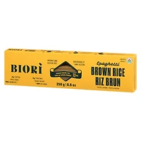 Biori 100% Organic Gluten Free Brown Rice Spaghetti 250g, Whole Grain, Non-GMO