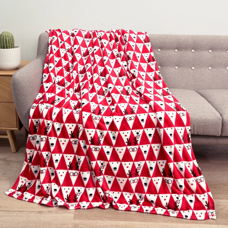 Holiday Time Soft Plush Throw