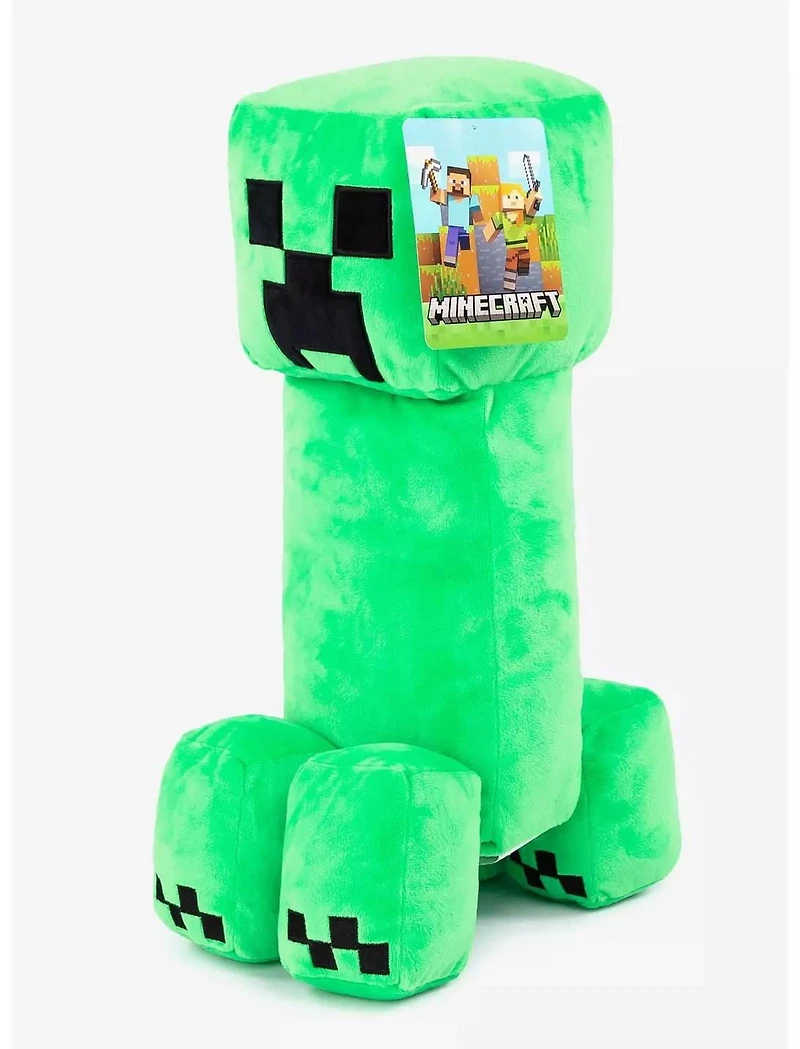 Minecraft Creeper Kids Pillow Buddy, 100% Polyester, 14"