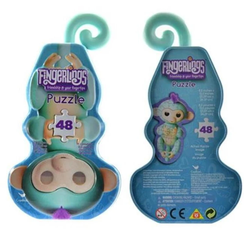Fingerlings 48-Piece Shaped Puzzle in Shaped Tin