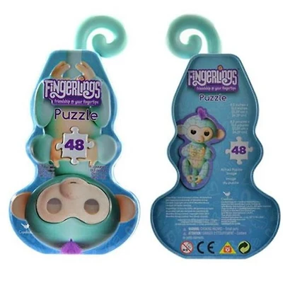 Fingerlings 48-Piece Shaped Puzzle in Shaped Tin