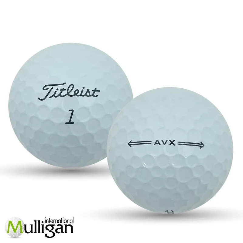 Mulligan - 48 balles de golf récupérées Titleist AVX 5A, Blanc