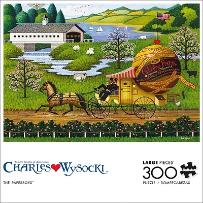 Buffalo Games - Charles Wysocki - The Paperboys - 300 Piece Jigsaw Puzzle