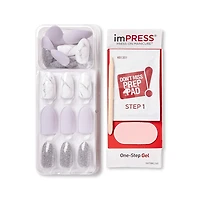 KISS ImPRESS Press-On - 30 faux ongles, moyens Ongles à coller.