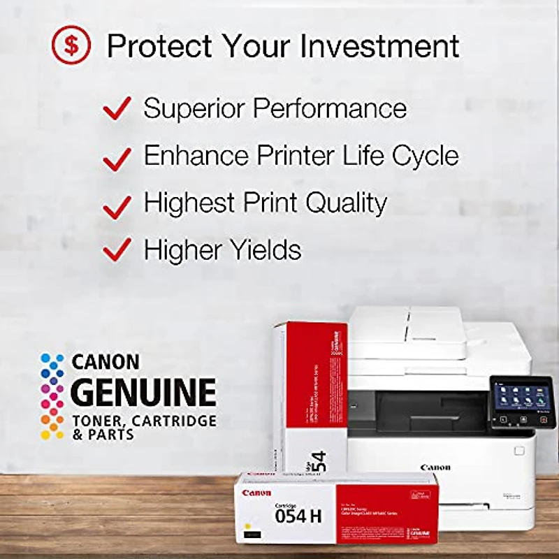 Canon 054 High-Capacity Yellow Toner Cartridge