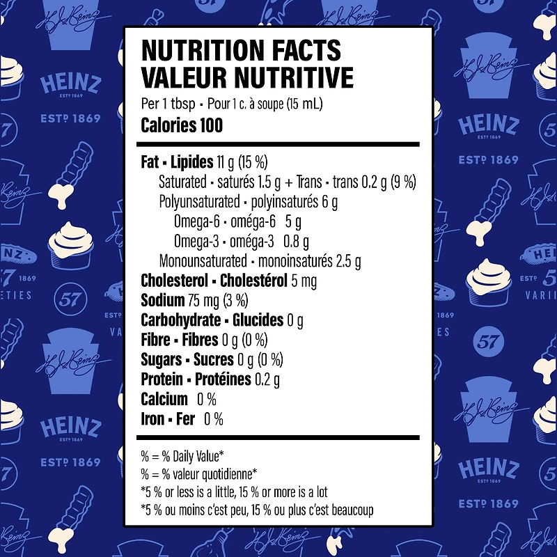 Heinz Real Mayonnaise, 675 mL Bottle, 675mL