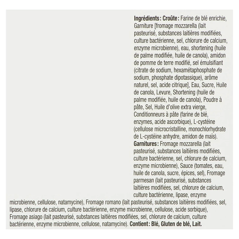 Mikes 4-cheese stuffed crust pizza