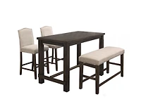 Topline Home Furnishings Espresso Counter-height Table