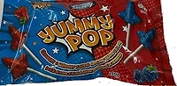 L- POP AIRPLN SHAPE, L- Pops -Airplanes Shaped Straberry & Raspberry 25pk