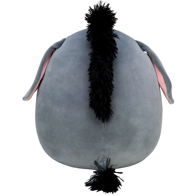 Peluche Fuzzamallows de Squishmallows 8 po de Pâques - Jason l'Âne gris avec un bandana à carreaux