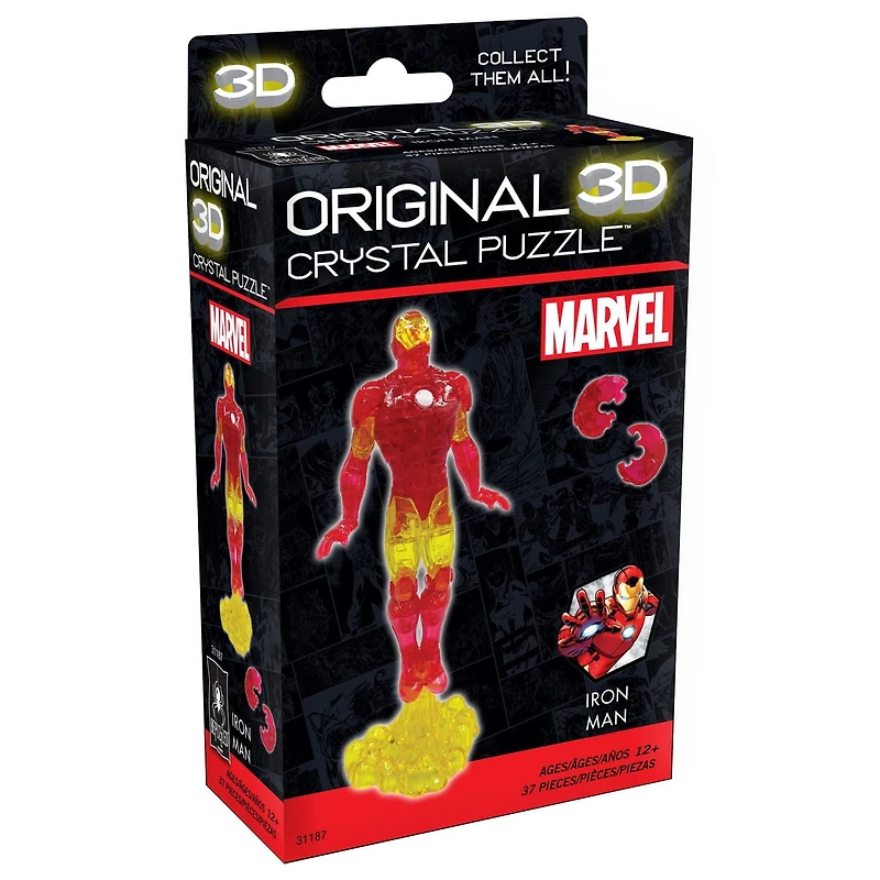 Puzzle en cristal 3D Iron Man Marvel