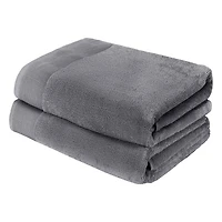 Ensemble de 2 serviettes de bain en coton à torsion zéro 600 GSM Camelot