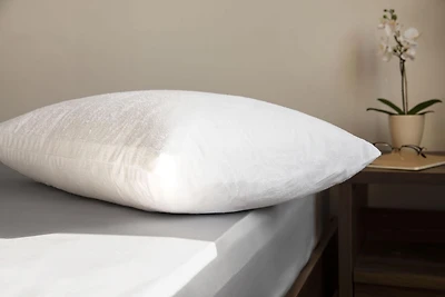 Total Defense Cotton Pillow Protector Queen