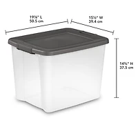Sterilite Boîte Snap 47 litres, 6 Pk
