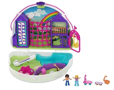 ​​​Polly Pocket Rainbow Dream Wearable Purse Compact