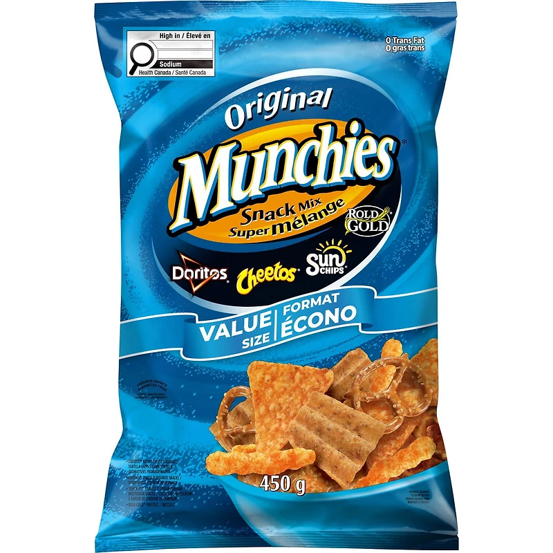 Munchies Original Snack Mix Value Size, 450 g.