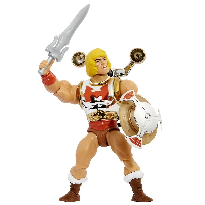 Masters of the Universe Origins Deluxe Action Figure Flying Fists He-Man Battle Characters
