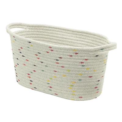 Panier de rangement en corde de coton