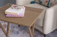 Smyth Gray Acacia Tray Table Set