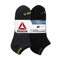 Reebok 6PK NO SHOW SOCK, Size 6-12.5