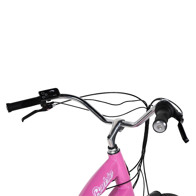 Hyper Barbie 26" pour dames 36V vélo électrique de croisière pour adultes, assistance électrique au pédalage, moteur de 250W, couleur rose