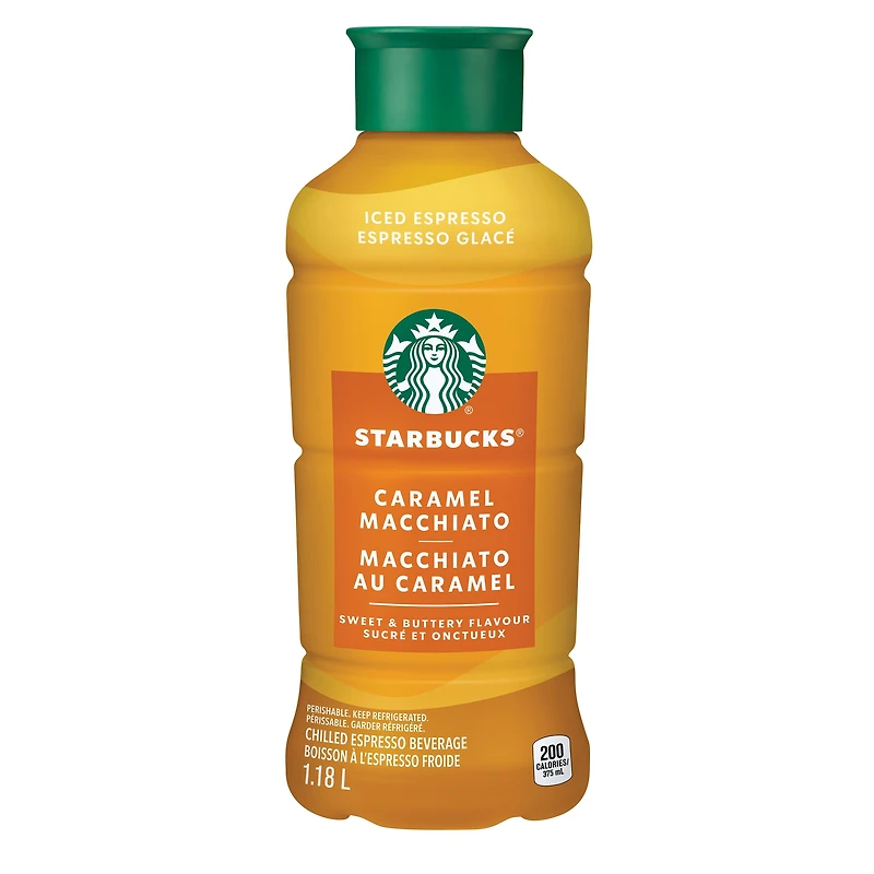 Starbucks Café Glacé Espresso Classique Macchiato Caramel 1.18 L, Bouteille 1.18L