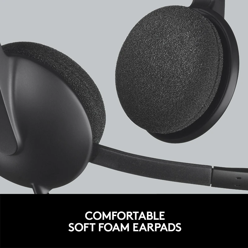Logitech USB Headset H340, Plug into a world of crystal-clear audio.