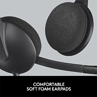 Logitech USB Headset H340, Plug into a world of crystal-clear audio.