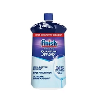 Finish Jet-Dry, Produit de rinçage pour lave-vaisselle, Quantum, 946 ml, Agent de rinçage pour lave-vaisselle et agent de séchage 946 ml