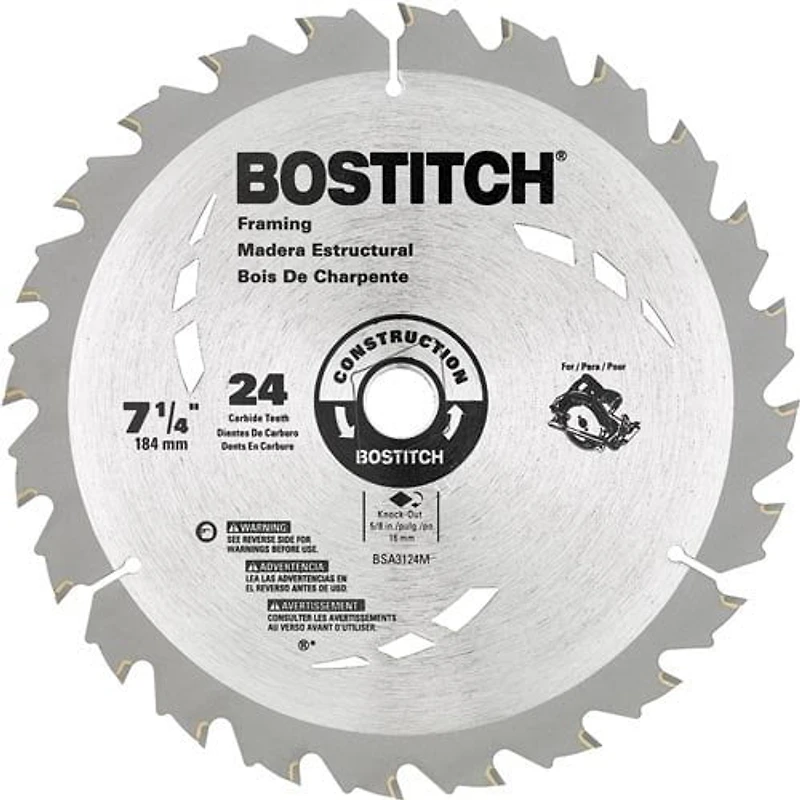 7-1/4" 24T CIRC BLD - FRENCH