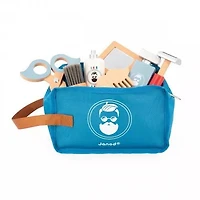 Janod - Children's Shving Kit - 7 Wooden Accessories + Bag - Imitation Toy - 3 Years