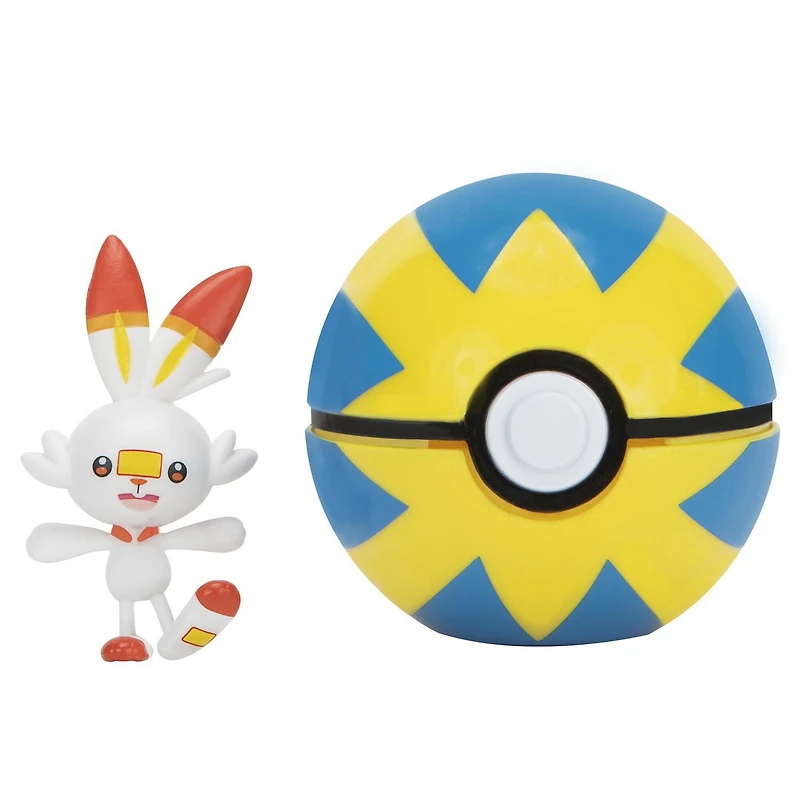 Pokémon 'Clip 'N' Go - Flambino + Rapide Ball